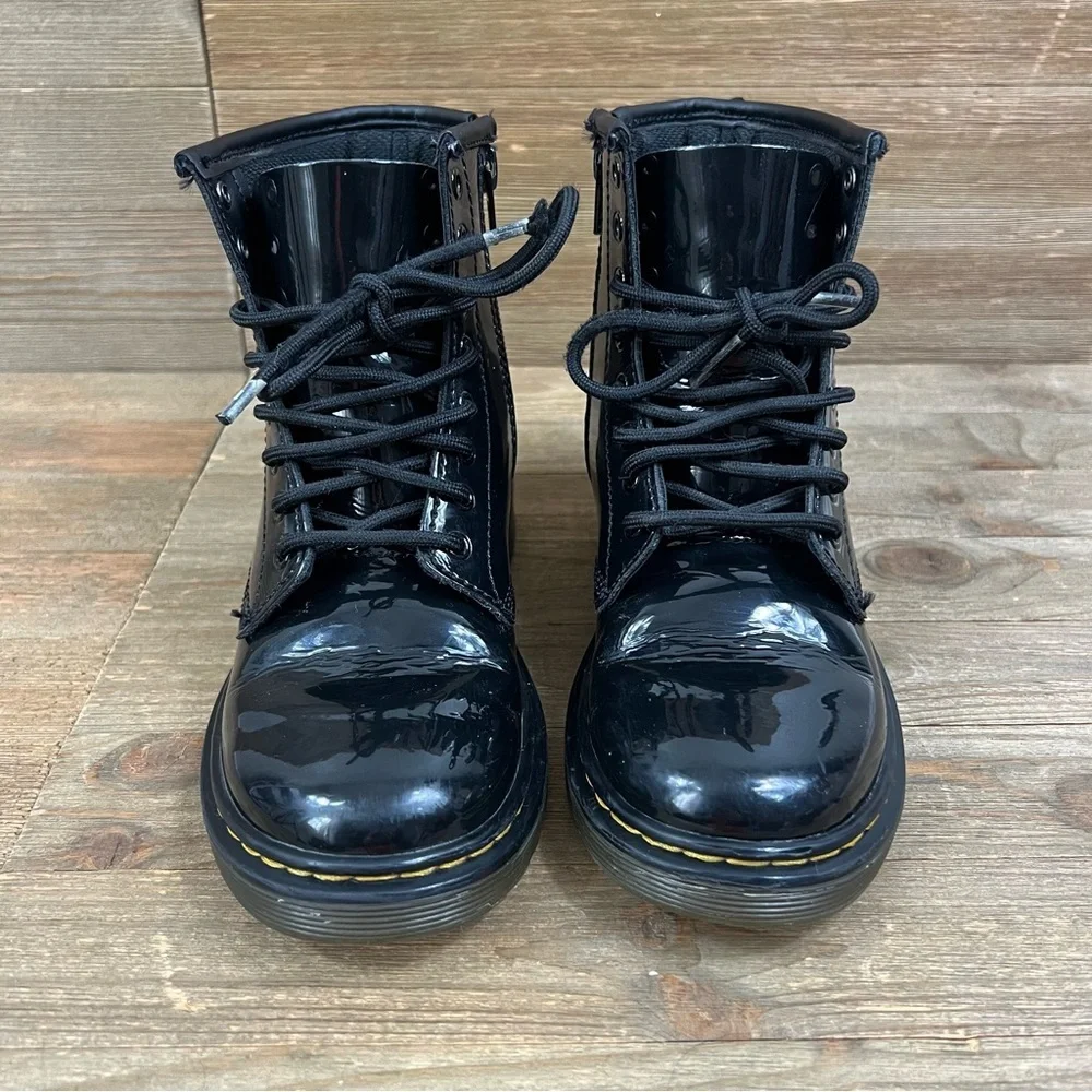 Dr. Martens 1460 Patent Leather Lace Up Boots
